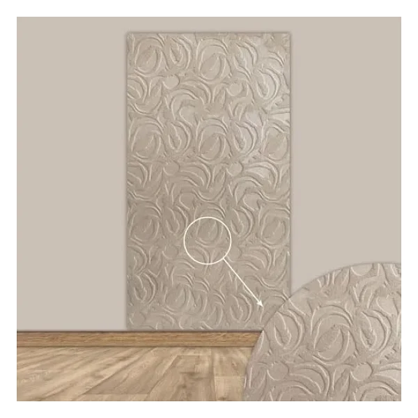 Tink 3d Kendinden Yapışkanlı Duvar Kağıdı Yeni Nesil Akustik Keçe Panel Modern Desen 52x98 Cm (Açık Gri, 2 Adet 1 M2) - Görsel 2
