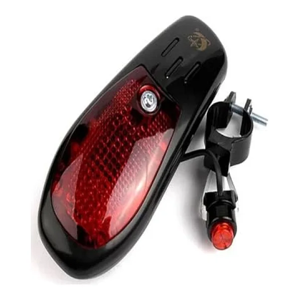 Bisiklet Pilli Korna 8 Değişik Sesli Ve Işıklı Siyah - Görsel 2