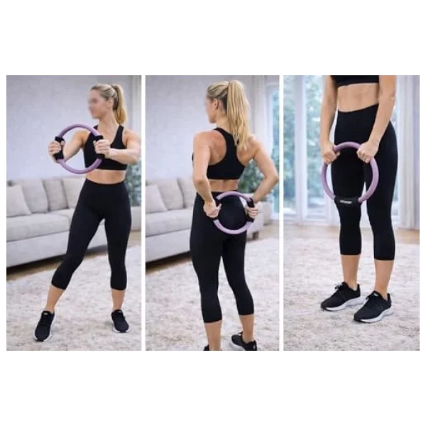 Actifoam Pilates Çemberi 35 Cm Çap Mor - Görsel 3