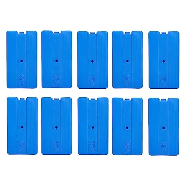 Ankanorm Buz Aküsü Buz Kasedi Ice Box 10nanlu Set 370 Ml X 10, Ankanorm, Mavi - Görsel 6