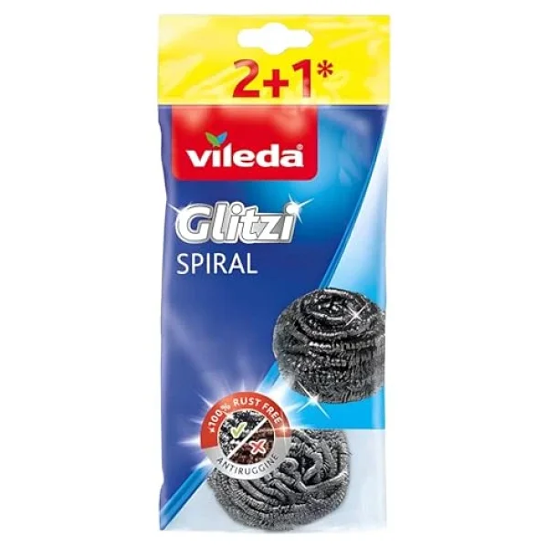 Vileda Çelik Top 3 Al 2 Öde Bulaşık Teli - Görsel 3