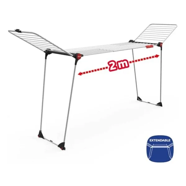 Vileda Infinity Flex 2 Metre'ye Kadar Uzatılabilir, 30 Metre Kurutma Alana Sahip Çamaşır Kurutmalığı - Görsel 4