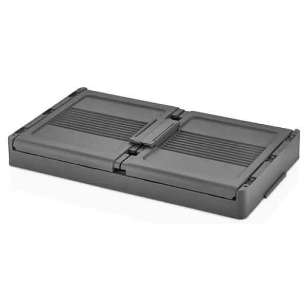 Deconox Dev Boy Katlanır Kilit Kapaklı Kasa 55 Litre Hacimli, Yer Kaplamayan Portatif Saklama Kutusu Ardiye, Balkon, Mutfak, Kiler, Bahçe Ve Araç Bagajı İçin Güvenli Organizer (Antrasit) - Görsel 6