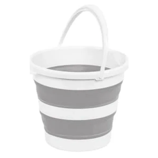 Pazar Kapısı Pratik Katlanabilir Akordiyon Plastik Kova 12,8 Lt - Görsel 6