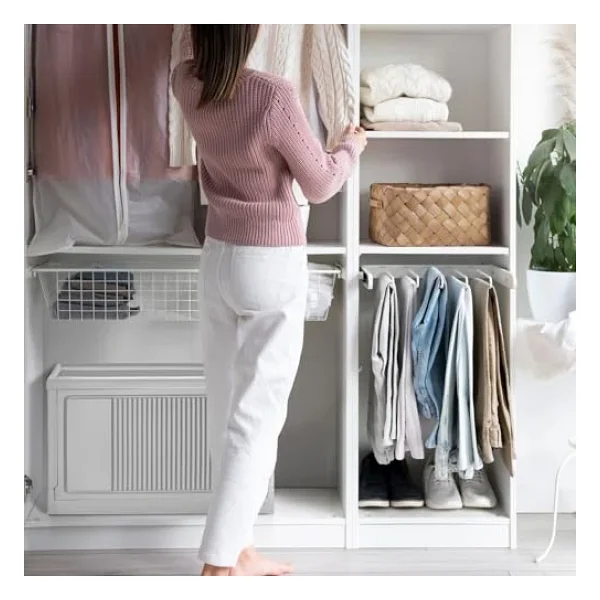 Deconox Dev Boy Katlanır Kilit Kapaklı Kasa 55 Litre Hacimli, Yer Kaplamayan Portatif Saklama Kutusu Ardiye, Balkon, Mutfak, Kiler, Bahçe Ve Araç Bagajı İçin Güvenli Organizer (Antrasit) - Görsel 9