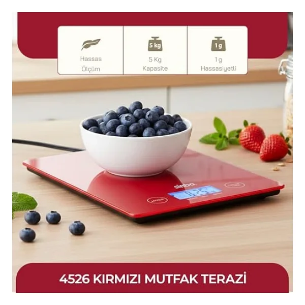Sinbo Dijital Hassas Mutfak Tartısı - Görsel 5
