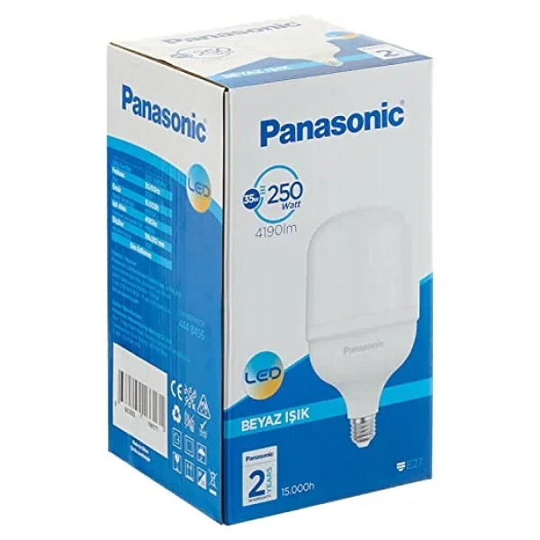 Panasonic Beyaz Işık 35 W-250 W E27 LED Ampul - Görsel 6