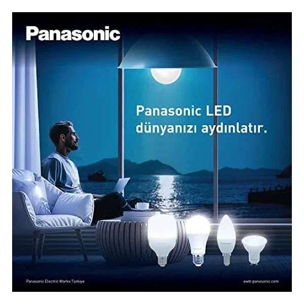 Panasonic Beyaz Işık 35 W-250 W E27 LED Ampul - Görsel 7