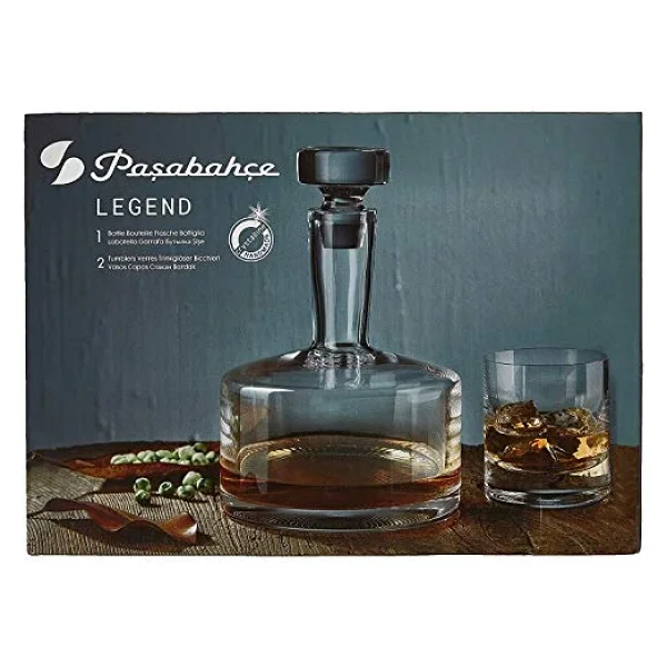 Paşabahçe 92719 Legend Viski Seti (2 Bardak + 1 Karaf) - Görsel 8
