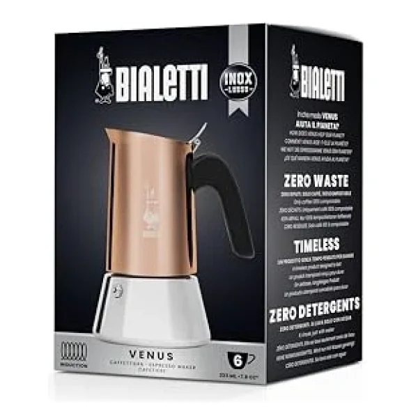 Bialetti Venüs 6 Cup Moka Pot - Görsel 7