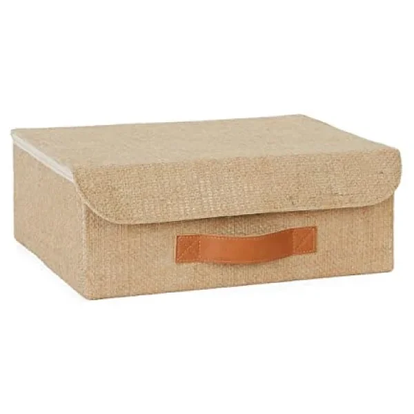 Ocean Home Textile Çekmece İçi Jüt Kapaklı Kutu 30 X 23 X 11 Cm - Görsel 4
