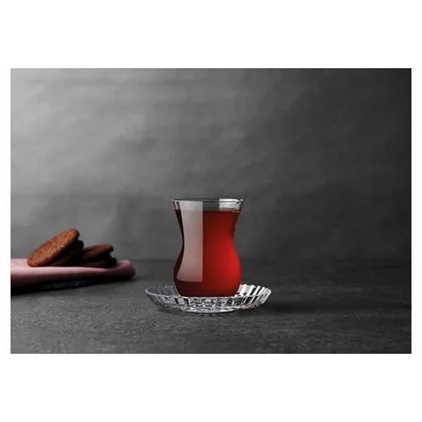 Paşabahçe Beykoz Crystallin 12 Parça 6 Kişilik Çay Seti - Görsel 5