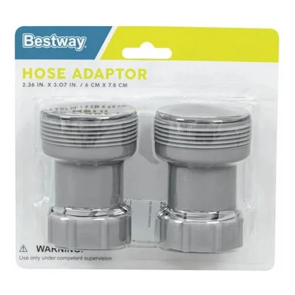 Bestway Flowclear Yer Üstü Filtre Pompası Havuz Hortumu Adaptörü, Hortum Çapı 1,5 "(38 Mm) Ölçer Ve 1,25" (32 Mm) Çaplı Havuz Vanalarına Bağlanır - Görsel 5