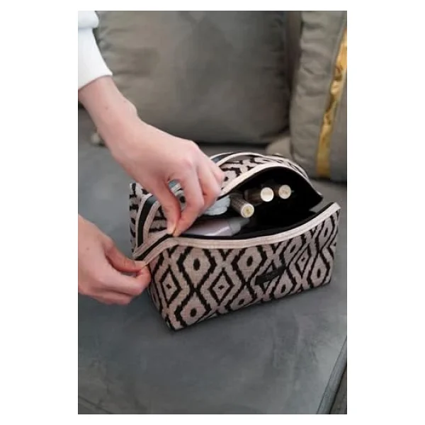 Pazar Kapısı BOHE Makyaj Çantası Düzenleyici Seyahat Tipi Çanta Organizer - Görsel 6