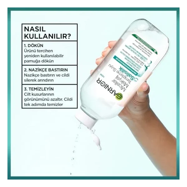 Garnier Salisilik Micellar 400 Ml Makyaj Temizleme Suyu - Görsel 8