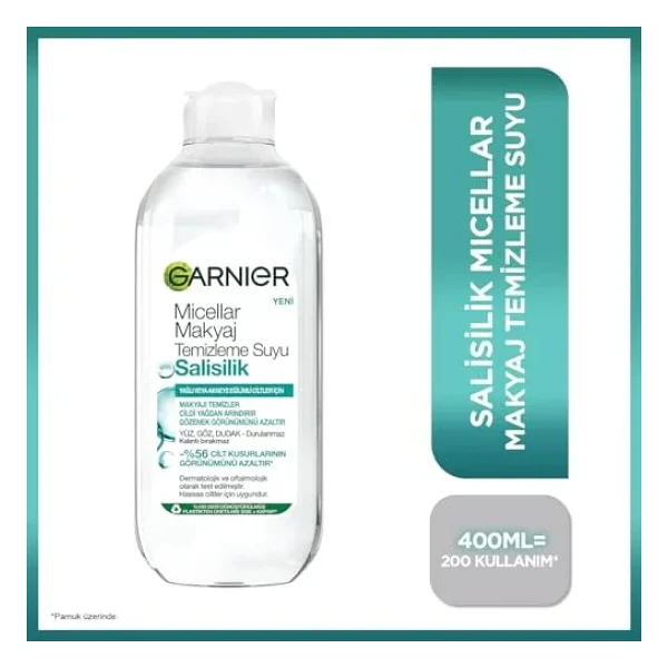 Garnier Salisilik Micellar 400 Ml Makyaj Temizleme Suyu - Görsel 5
