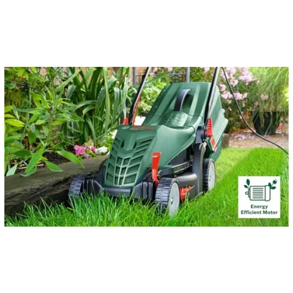 Bosch Home & Garden Universal Rotak 37-555 Çim Biçme Makinesi 1400 W Motor, Kesim Genişliği: 37 Cm, 40 Litre Çim Toplama Sepeti, Ergoflex Saplar - Görsel 5