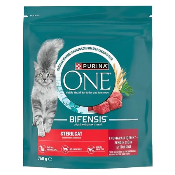 Purina One Sığır Etli 750 Gr Kısırlaştırılmış Yetişkin Kedi Maması - Görsel 4