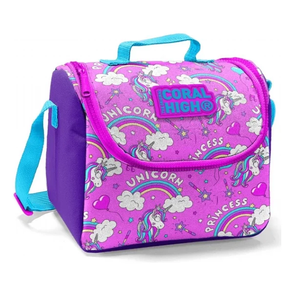 Coral High 22734 Unicorn Desenli Termoslu Beslenme Çantası - Görsel 2