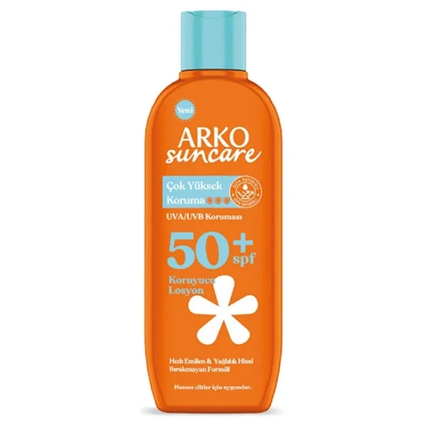 Arko Sun Care Spf50+ Güneş Koruyucu Losyon - Yüksek Uva & Uvb Koruması, 200 Ml - Görsel 6
