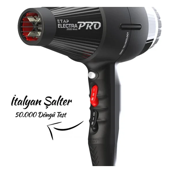 Etap Electra Pro Ionic Profesyonel 2500 W Saç Kurutma Makinesi - Görsel 9