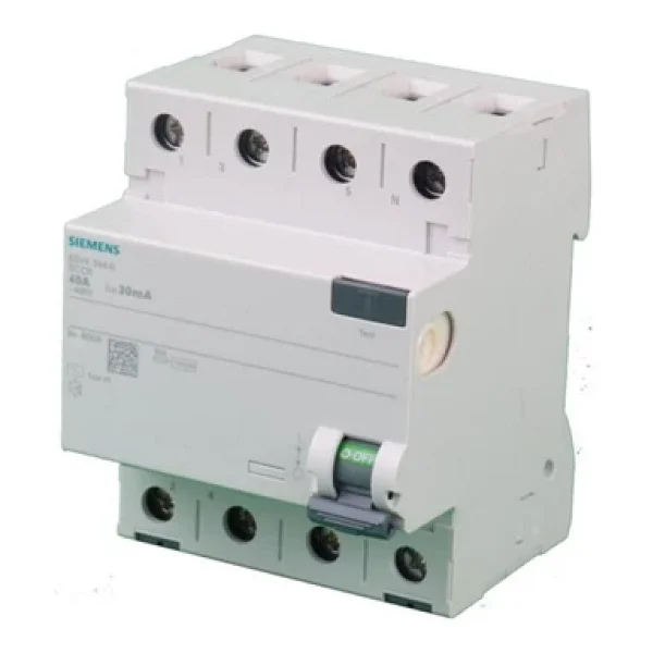 Siemens 5sv5342-6 4x25 A 400 V 30 Ma A Tipi Kaçak Akım Rölesi - Görsel 6