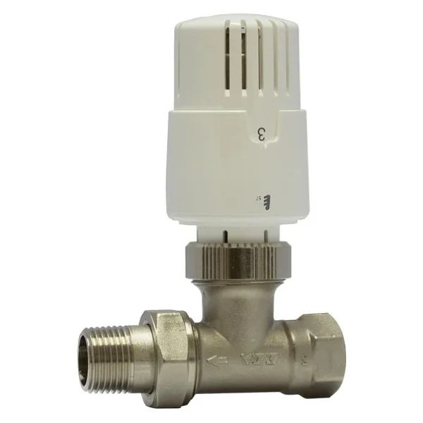Eca 1/2'' Düz Termostatik Radyatör Vanası Valf 602120756 - Görsel 3