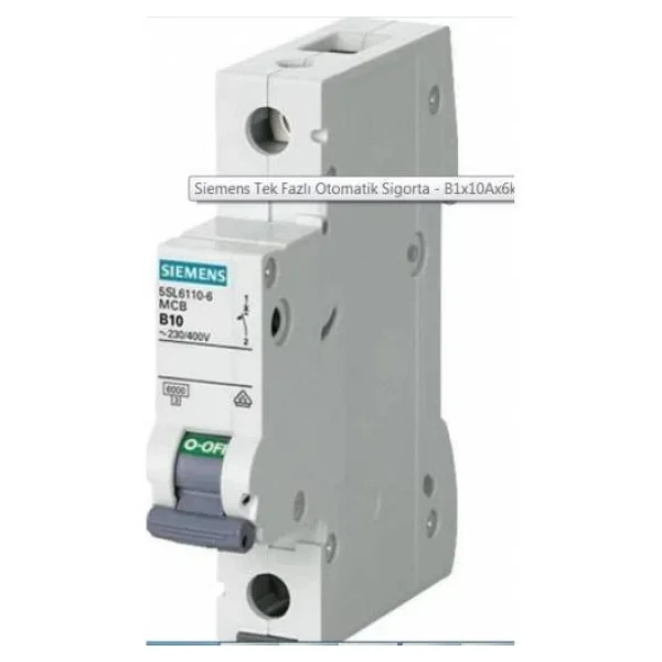 Siemens B Tipi Otomat Sigorta 16 Amper Tek Fazlı - Görsel 3