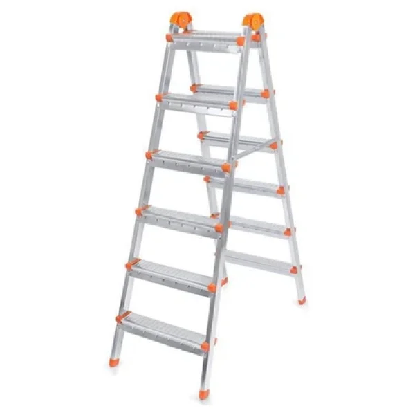 Perilla 12506 Çift Çıkışlı 6+6 Basamak Metal Merdiven - Görsel 3