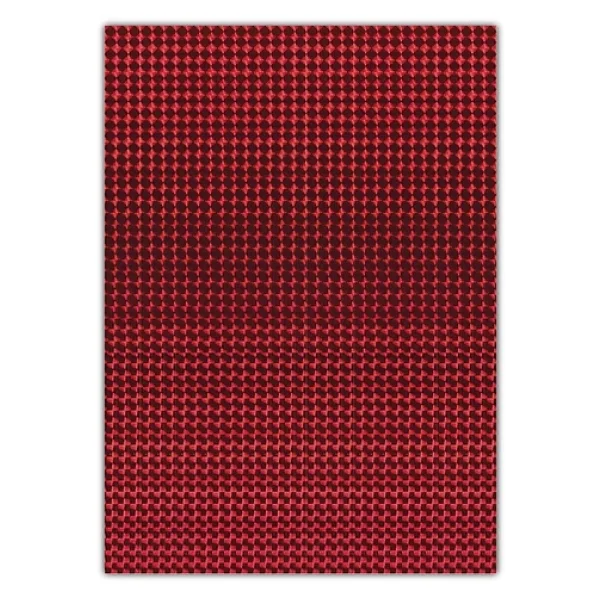 Bigpoint Metalik Renkli Karton 50x70cm Kırmızı 10'lu Poşet - Görsel 3