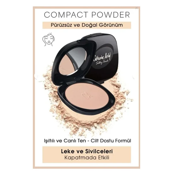 Catherine Arley Pudra - Compact Powder 5,5 Pudra - Görsel 7