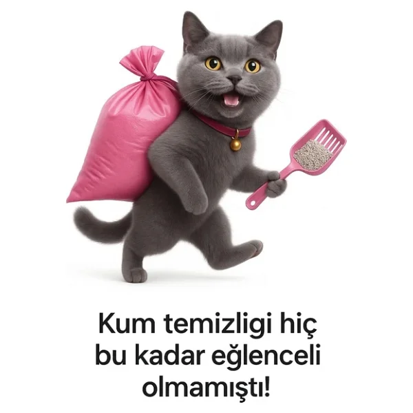 Florex Pudra Kokulu Kedi Kumu Torbası 7'li - Görsel 2