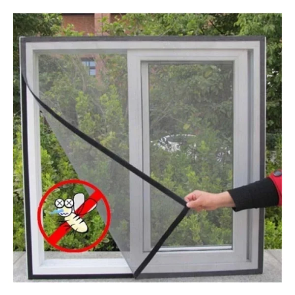 Kesilebilir Pencere Sinekliği Cırt Bantlı Yapışkanlı 100cm X 150cm - Görsel 4