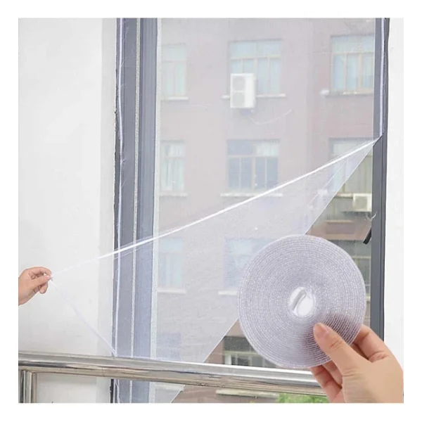 Kesilebilir Pencere Sinekliği Cırt Bantlı Yapışkanlı 100cm X 150cm - Görsel 3