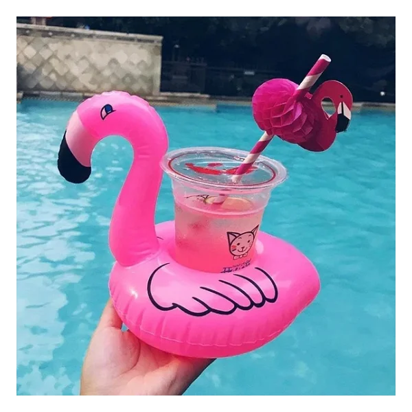 3lü Şişme Havuz Deniz Bardak Tutucu Float Bar Seti - Görsel 7