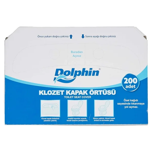 Dolphin Klozet Kapak Örtüsü 200'lü - Görsel 3