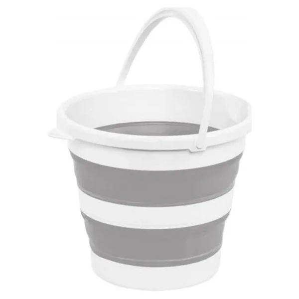 Katlanabilir Yer Kaplamayan Temizlik Kovası 13 Litre, Banyo, Mutfak Ve Temizlik İçin Katlanabilir Kova, Akordiyon Kova - Görsel 8