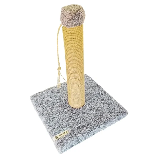 Tek Katlı Gri Kedi Tırmalama Tahtası - Görsel 3