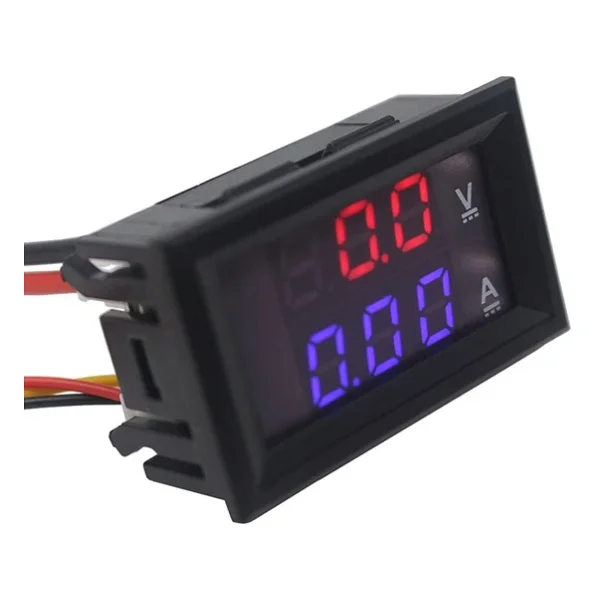 Dijital Voltmetre Dijital Ampermetre Dc 100v 10a Gerilim Akım - Görsel 4