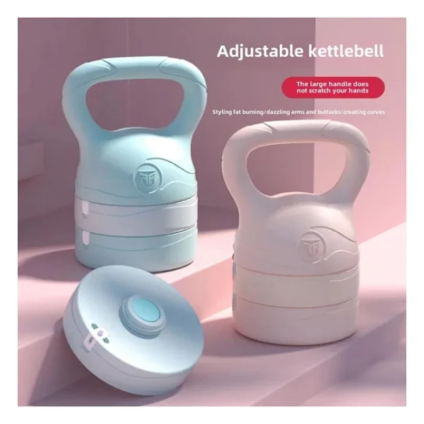 Fitness Kettlebell Spor Kadınlar Kettlebell Erkekler Gluteal Kas Eğitimi Dambıl Squat Güç Fitness - Görsel 5