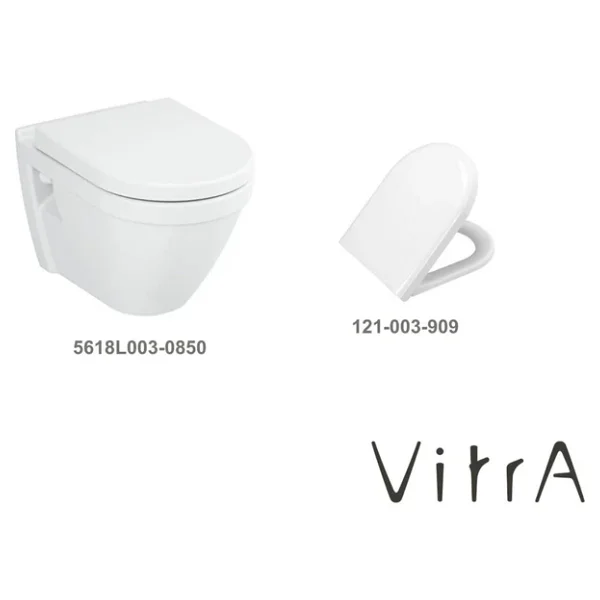 Vitra S50 5618l003-0850 54 Cm Asma Klozet - Görsel 3