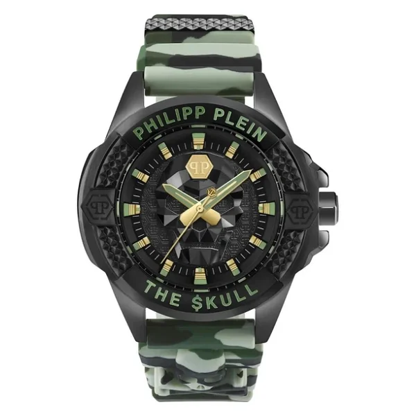 Philipp Plein The Skull PWAAA Silikon Kordon Erkek Kol Saati - Görsel 2