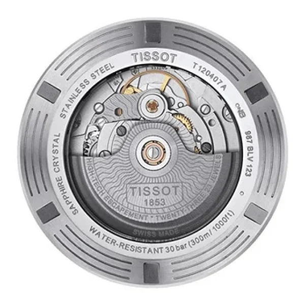 Tissot Seastar 1000 Powermatic 80 T120.407.11.041.00 Çelik Kordon Saks Mavisi Erkek Kol Saati - Görsel 4
