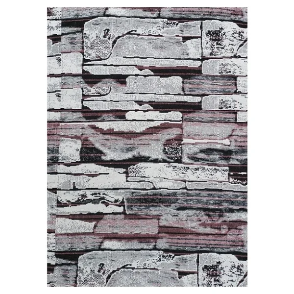 Polo Life Savan 4m2 Pamuklu Lastiksiz Halı Ört, Çok Amaçlı, Piknik Ört (170x245)-Taş Desen Pudra - Görsel 2