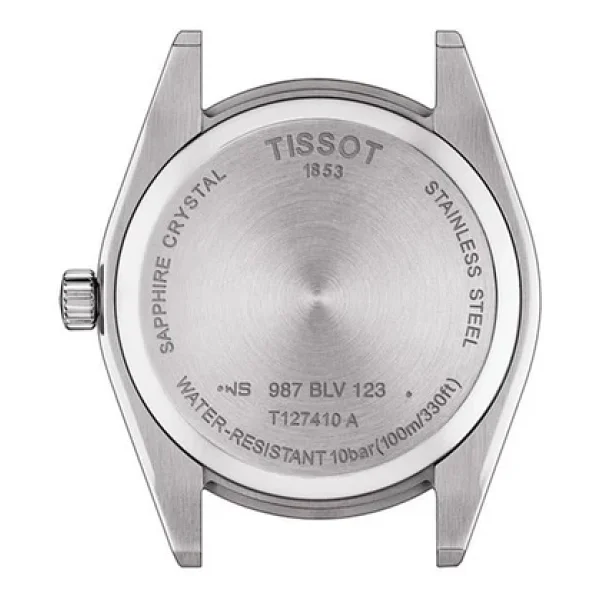 Tissot Gentleman T127.410.11.051.00 Çelik Kordon Siyah Erkek Kol Saati - Görsel 7