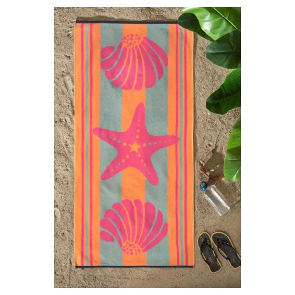 Özdilek Nice Plaj Havlusu (70x150)-Pink Shell - Görsel 3
