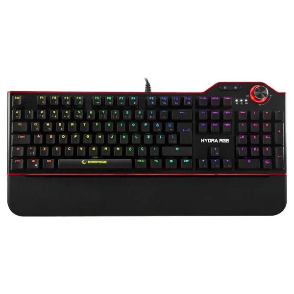 Rampage Hydra R6 RGB Blue Switch Kablolu Mekanik Oyuncu Klavyesi - Görsel 2