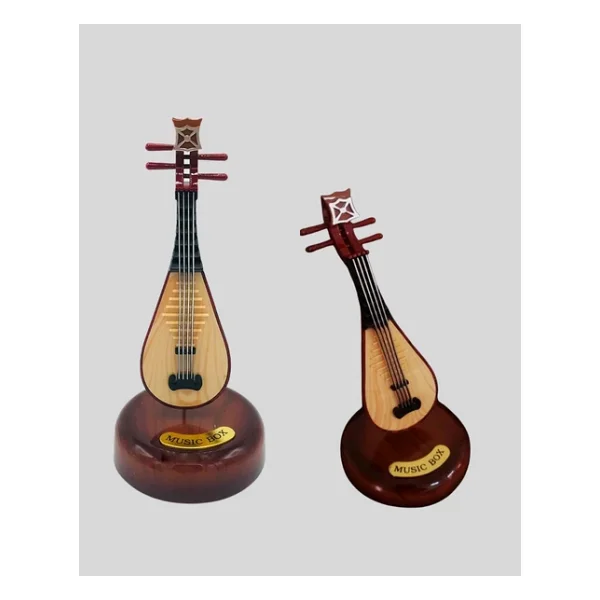 Enstrüman Figürlü Melodi Çalan Dekoratif Müzik Kutusu - Görsel 5
