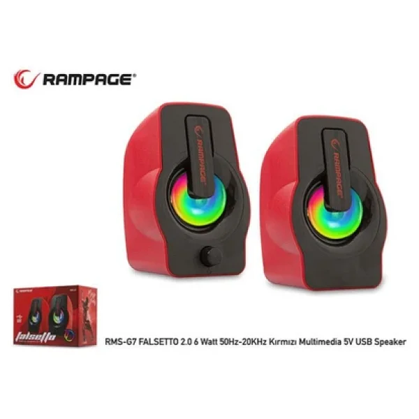 Rampage Falsetto Rms-G7 1+1 6 W Hoparlör - Görsel 3