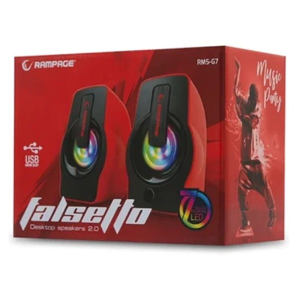 Rampage Falsetto Rms-G7 1+1 6 W Hoparlör - Görsel 5